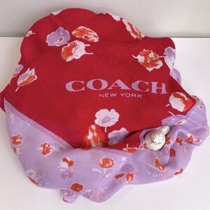 COACH Poppy Scarf Beach Cover Up